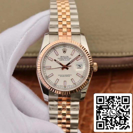 Rolex Datejust 126233 36mm GM Fabbrica 1:1 edición mayor 18K Envuelto en Oro Suizo ETA3135