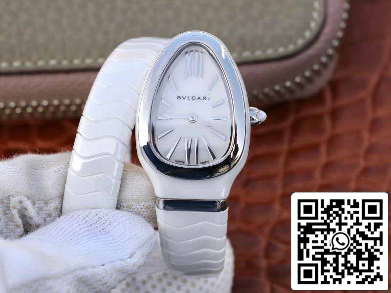 Bvlgari Srpenti Spiga 102613 1:1 edizione migliore BV Fabbrica Argento Acciaio Movimiento de cuarzo suizo