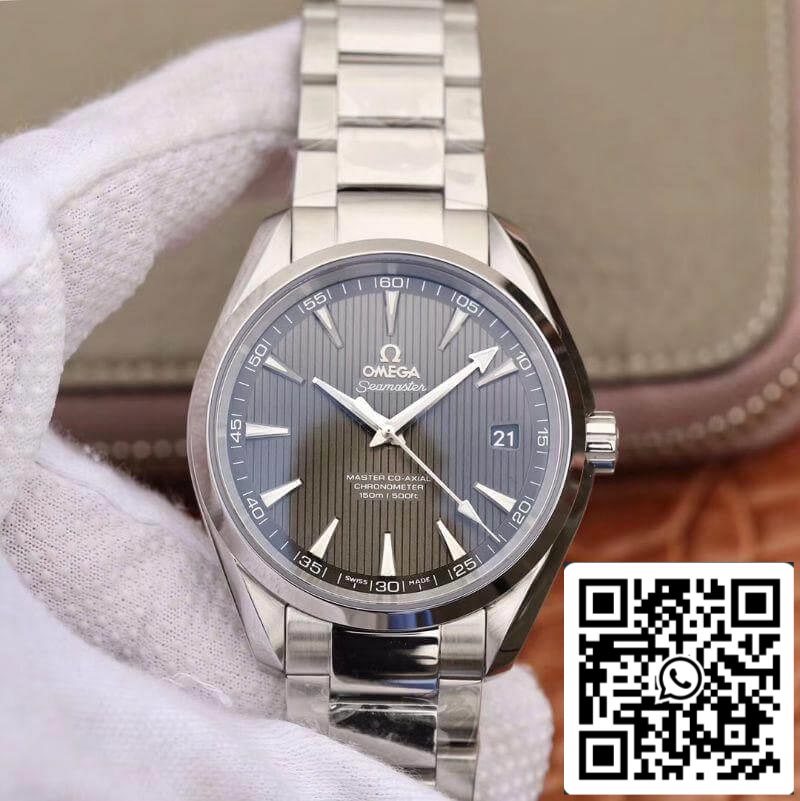Omega Seamaster Aqua Terra 150M 231.10.42.21.02.002 VS Fabbrica 1:1 edizione migliore Swiss ETA8500 Grigio Texturizado quadrante