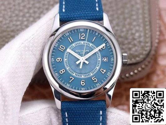 Patek Philippe Calatrava 6007A-001 1:1 Melhor Edição ZF Fabbrica Mostrador Azul