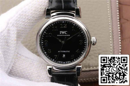 IWC Da Vinci IW356601 1:1 Mejor Edición MKS Fabbrica Esfera Negra
