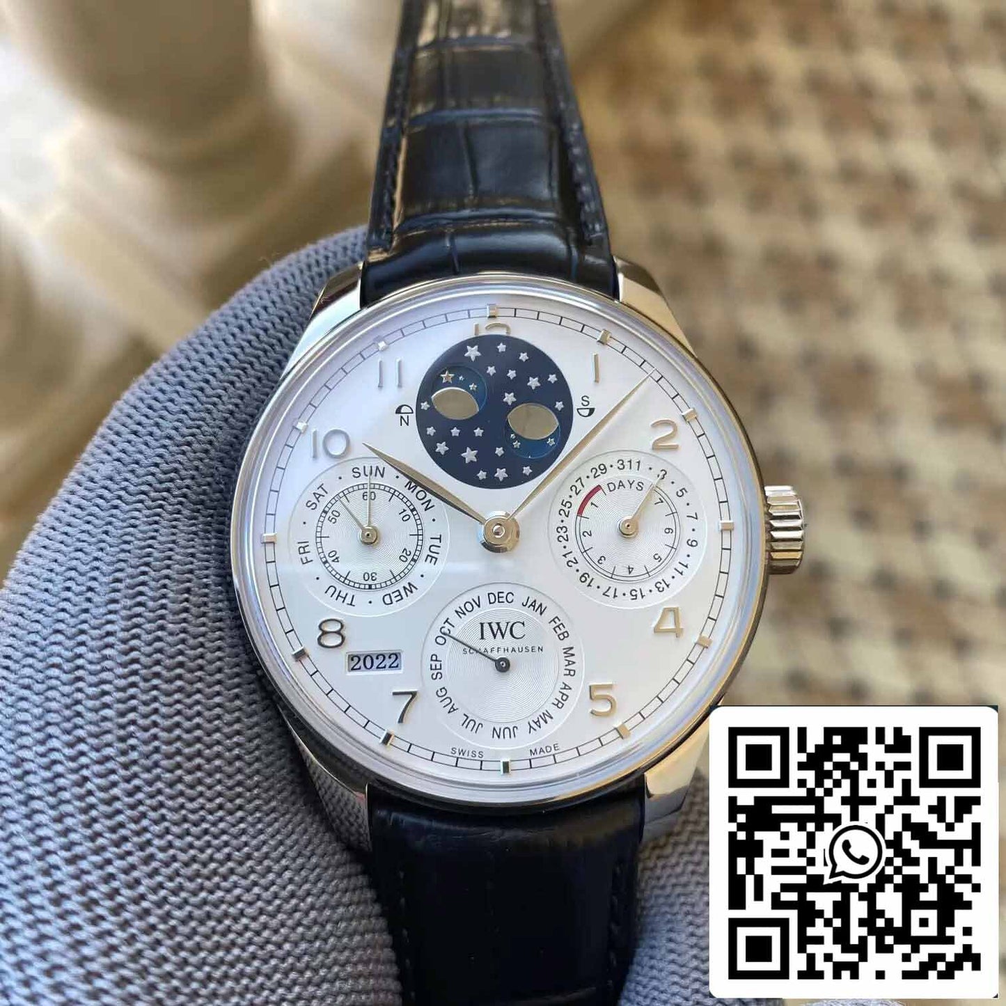 IWC Portuguese Perpetual Calendar IW503406 1:1 edizione migliore APS Fabbrica quadrante bianco