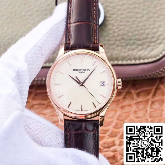 Patek Philippe Calatrava 5227R-001 ZF Fabbrica 1:1 Best Edition Caixa em ouro rosa 18K Swiss Cal.324 SC