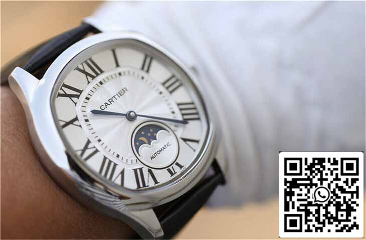 Drive De Cartier Moonphase WSNM0008 1:1 Best Edition acciaio inossidabile