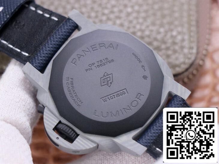Panerai Luminor PAM1663 1:1 edizione migliore VS Fabbrica Smoked quadrante blu