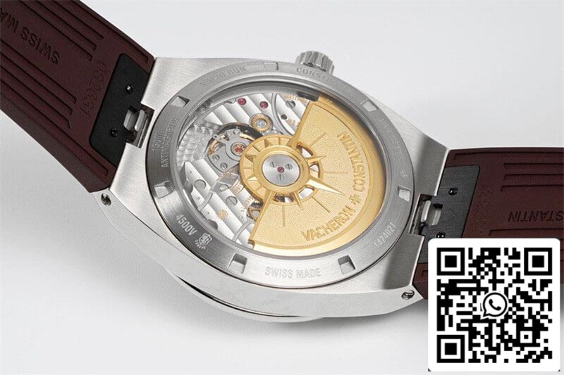 Vacheron Constantin Overseas 4500V 1:1 Best Edition PPF Fabbrica Brown Rubber cinturino