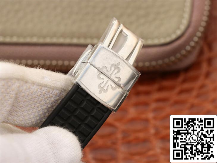 Patek Philippe Aquanaut 5067A-001 1:1 Melhor Edição PPF Fabbrica Diamante Mostrador Preto