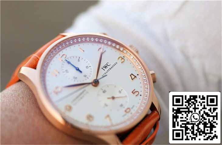 IWC Portuguese ZF Fabbrica 1:1 Best Edition Orange cinturino