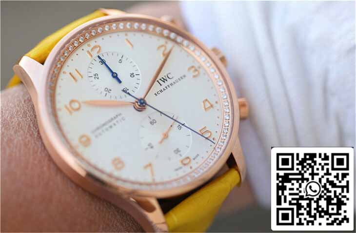 IWC Portuguese ZF Fabbrica 1:1 Best Edition Yellow cinturino