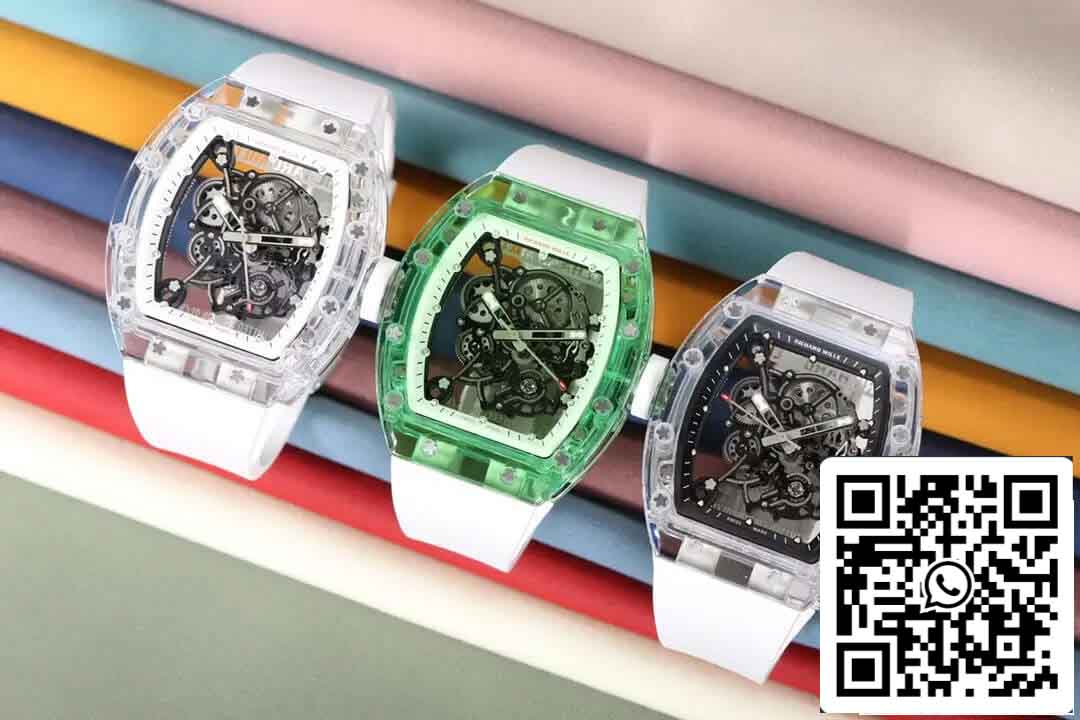Richard Mille RM055 Best 1:1 Edition RM Fabbrica Rubber cinturino