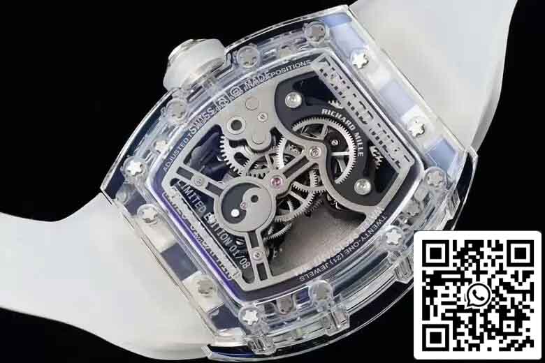 Richard Mille RM26-01 Réplica do turbilhão Best Edition RM Fabbrica Cinturino de borracha