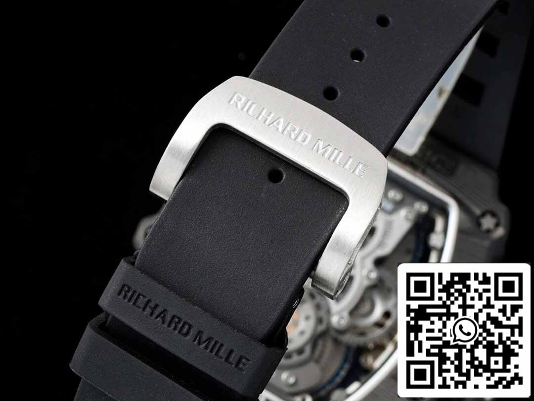 Richard Mille RM21-01 1:1 Best Edition RM Fabbrica Tourbillon Skeleton Dial Black cinturino