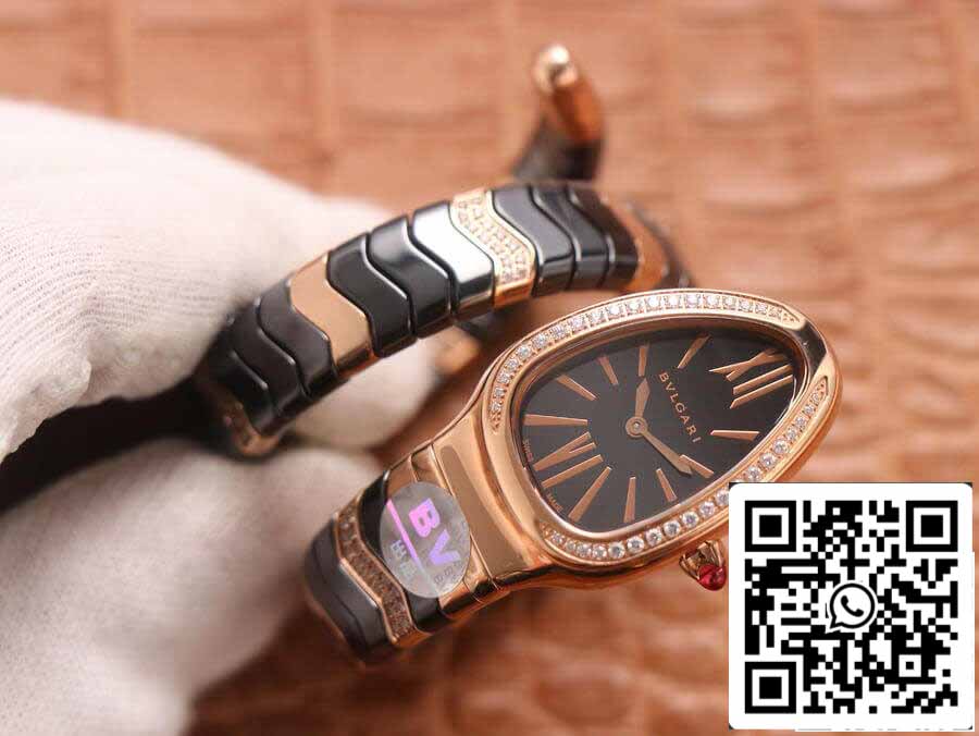 Bvlgari Serpenti 1:1 edición migliore BV Fabbrica Rosa Oro Diamantes