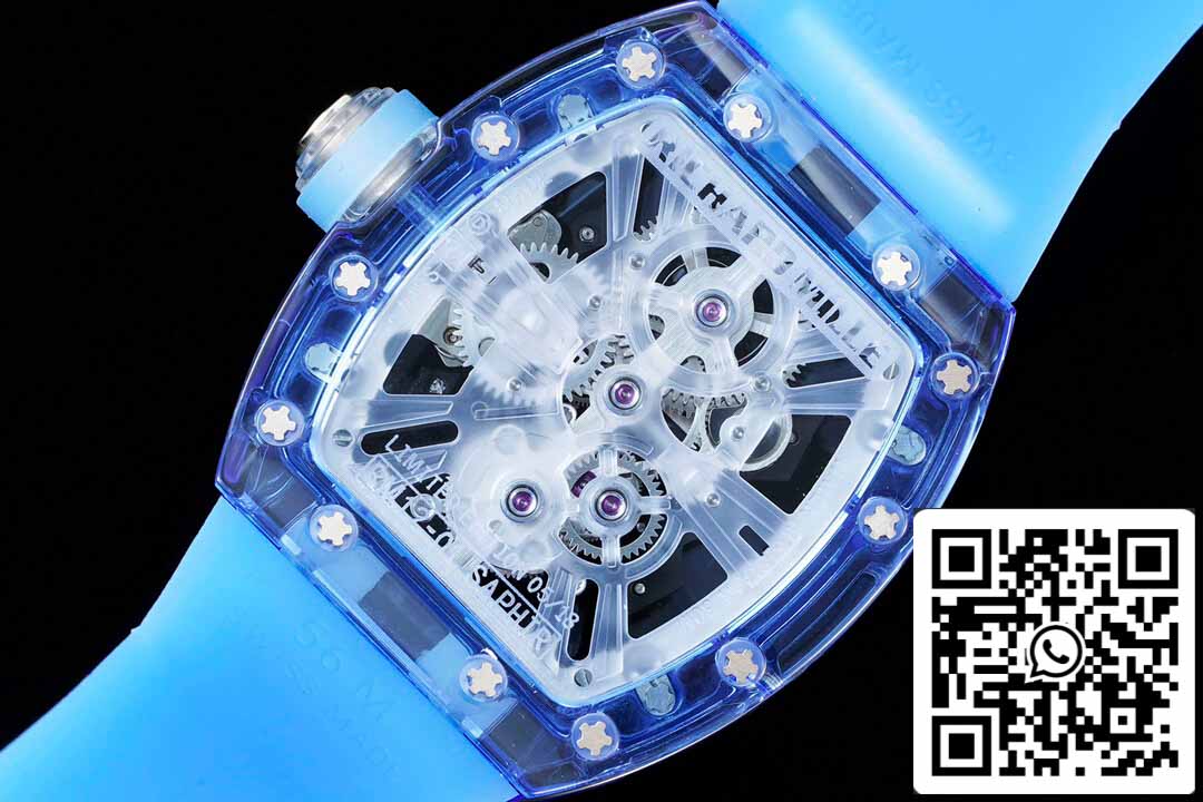 Richard Mille RM12-01 1:1 Best Edition RM Fabbrica Tourbillon Transparent Version Case