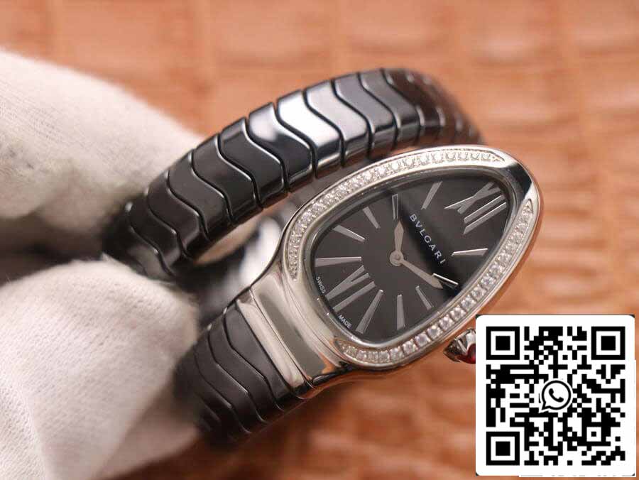 Bvlgari Serpenti 1:1 edizione migliore BV Fabbrica ceramica quadrante nero