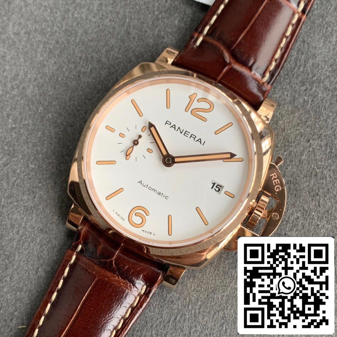 Panerai Luminor PAM01042 1:1 edizione migliore VS Fabbrica quadrante bianco