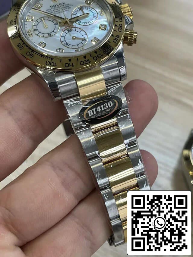 Rolex Daytona M116503-0007 1:1 edizione migliore BT Fabbrica Mother-Of-Pearl quadrante