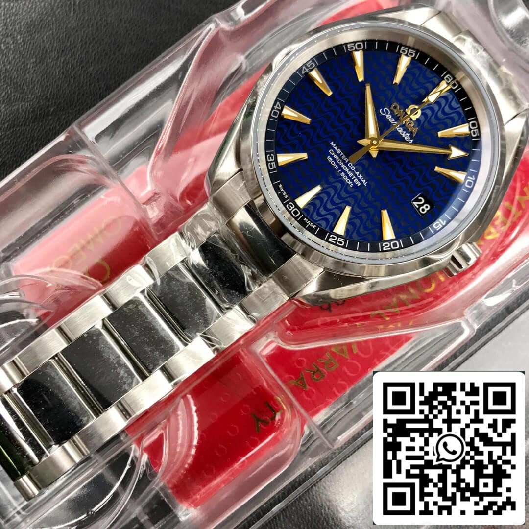 Omega Seamaster Aqua Terra 150M 1:1 edición mayor Rio Olympic Special Edizione VS Fabbrica quadrante blu