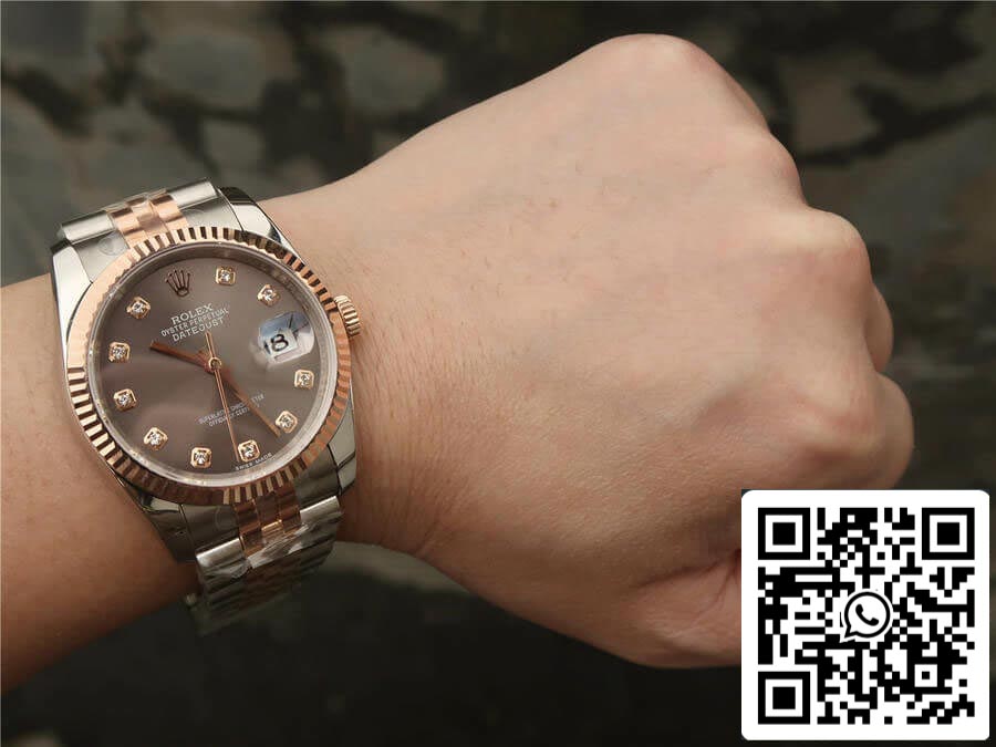 Rolex Datejust 116231 1:1 edizione migliore GM Fabbrica Diamond-set quadrante