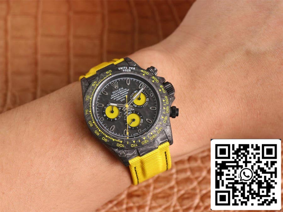 Rolex Daytona Diw Retrofit Version 1:1 Best Edition WWF Fabbrica Carbon Fiber Dial