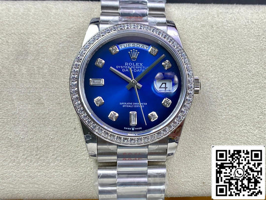 Rolex Day Date M128396TBR-0008 36MM 1:1 edizione migliore GM Fabbrica Diamond lunetta