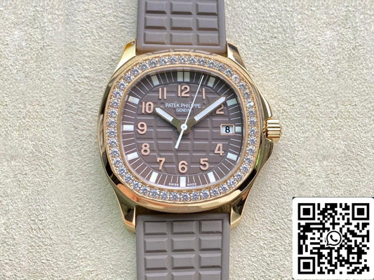 Patek Philippe Aquanaut 5067A Quartz movimento 1:1 Best Edition PPF Fabbrica Rose Gold Case