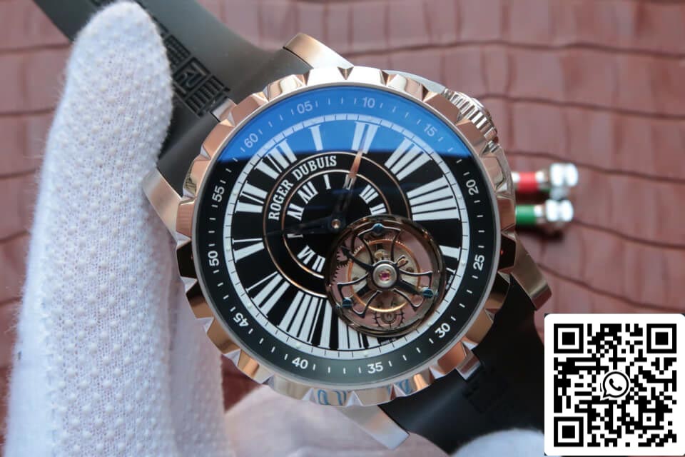 Roger Dubuis Hommage Tourbillon 1:1 edizione migliore JB Fabbrica Rose Gold