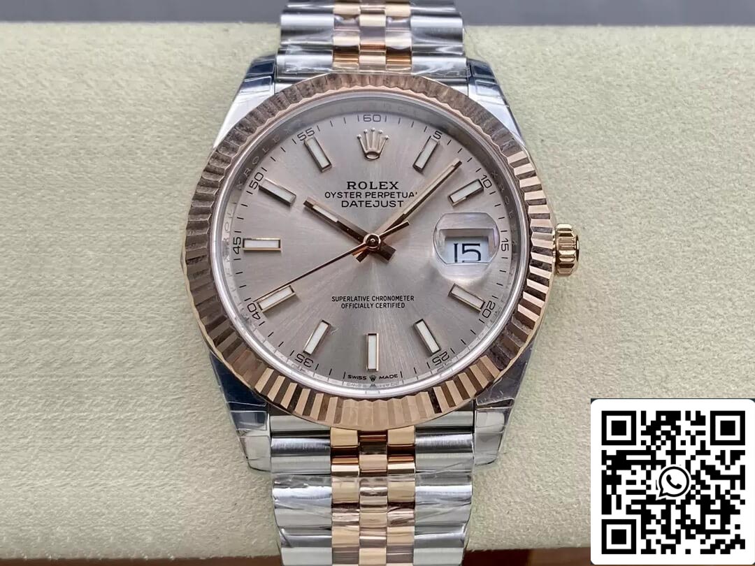 Rolex Datejust M126331-0010 1:1 edizione migliore VS Fabbrica Rosa Oro