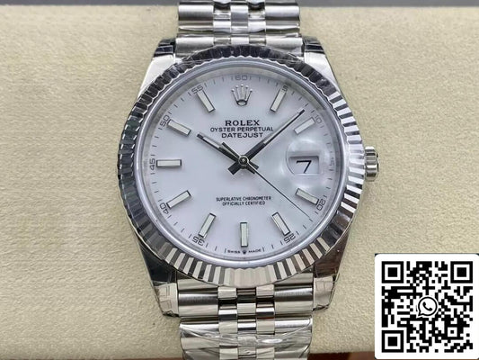 Rolex Datejust M126334-0010 1:1 edición mayor VS Fabbrica quadrante bianco