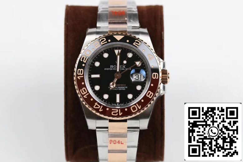 Rolex GMT Master II M126711CHNR-0002 1:1 edizione migliore GM Fabbrica Rosa Oro