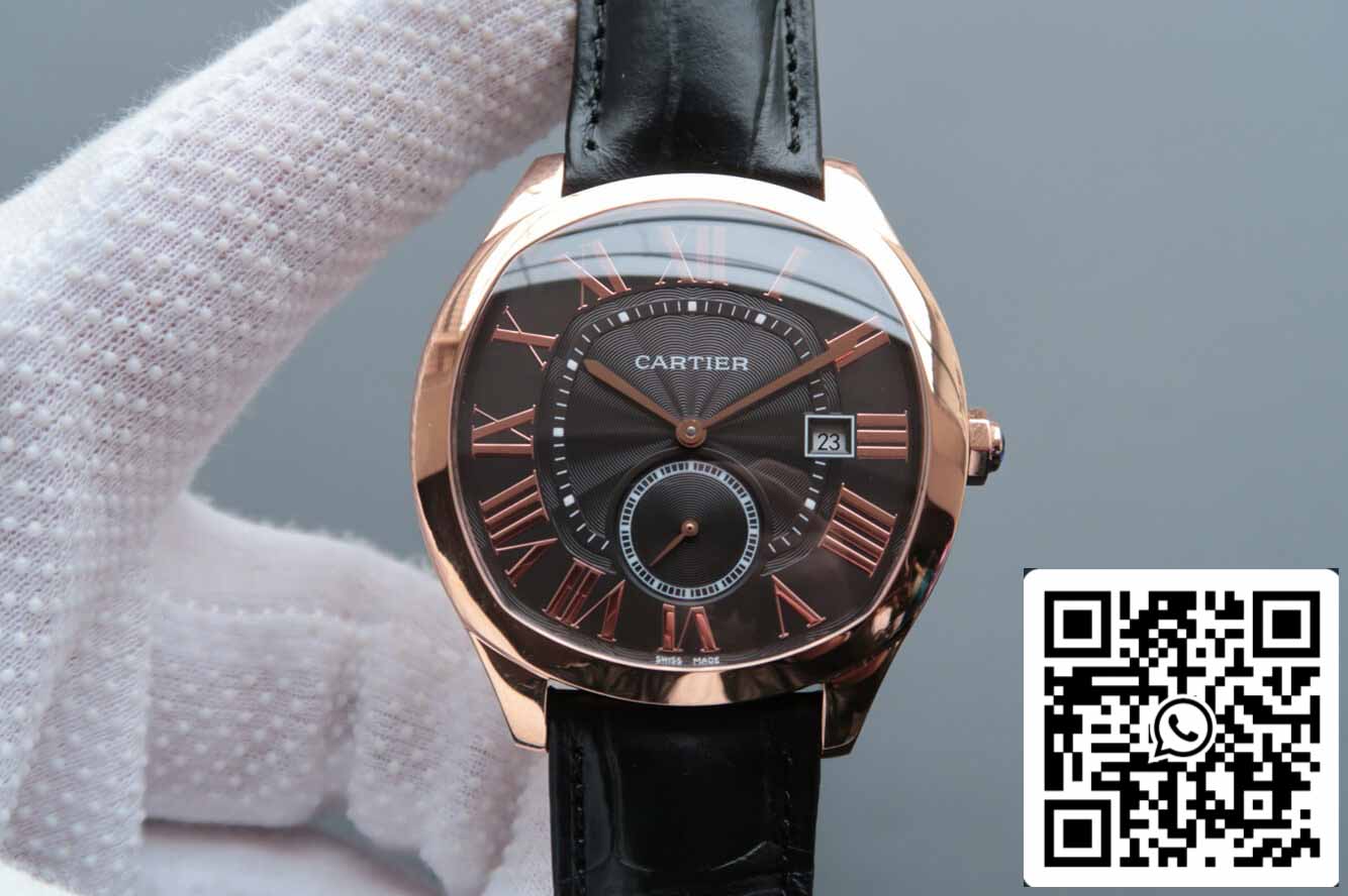 Drive De Cartier WGNM0004 1:1 Best Edition V6 Fabbrica Rose Gold