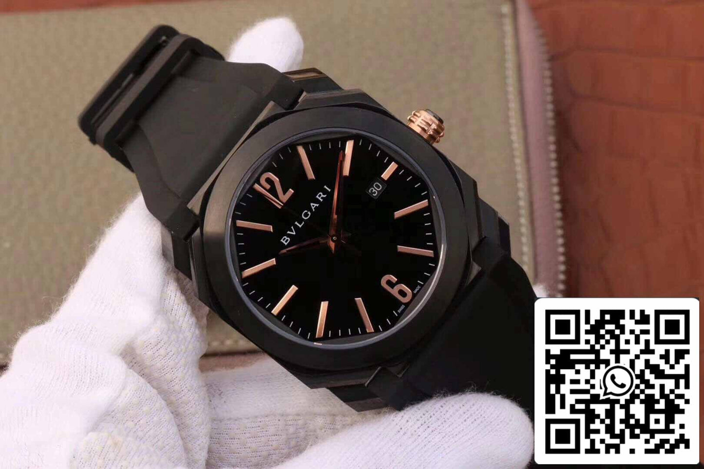 Bvlgari Octo 102581 BGO41BBSVD 1:1 edizione migliore quadrante nero