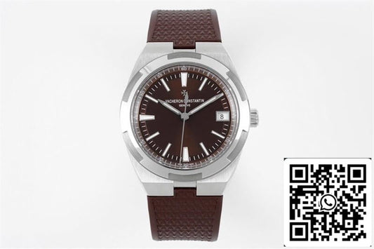 Vacheron Constantin Overseas 4500V 1:1 Best Edition PPF Fabbrica Brown Rubber Cinturino