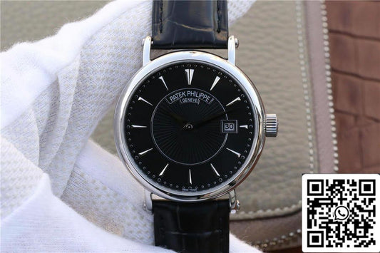 Patek Philippe Calatrava 5153G-001 1:1 Melhor Edição ZF Fabbrica Mostrador Preto