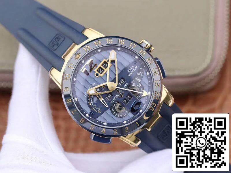 Ulysse Nardin El Toro 322-00-3/BQ All Working GMT Calendar Mechanical Watches 1:1 Best Edition Swiss UN-32