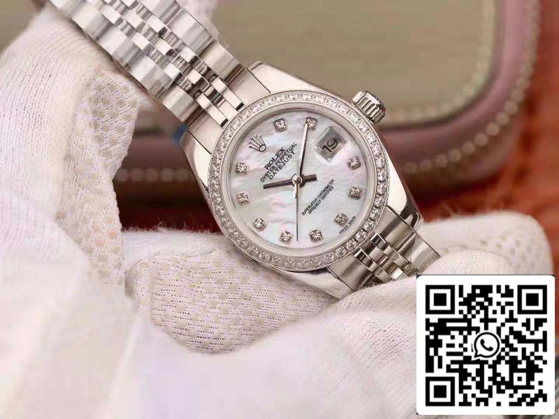 Rolex Lady Datejust 28MM 1:1 Best Edition Swiss Original Imported NH05 movimento Enamel Dial