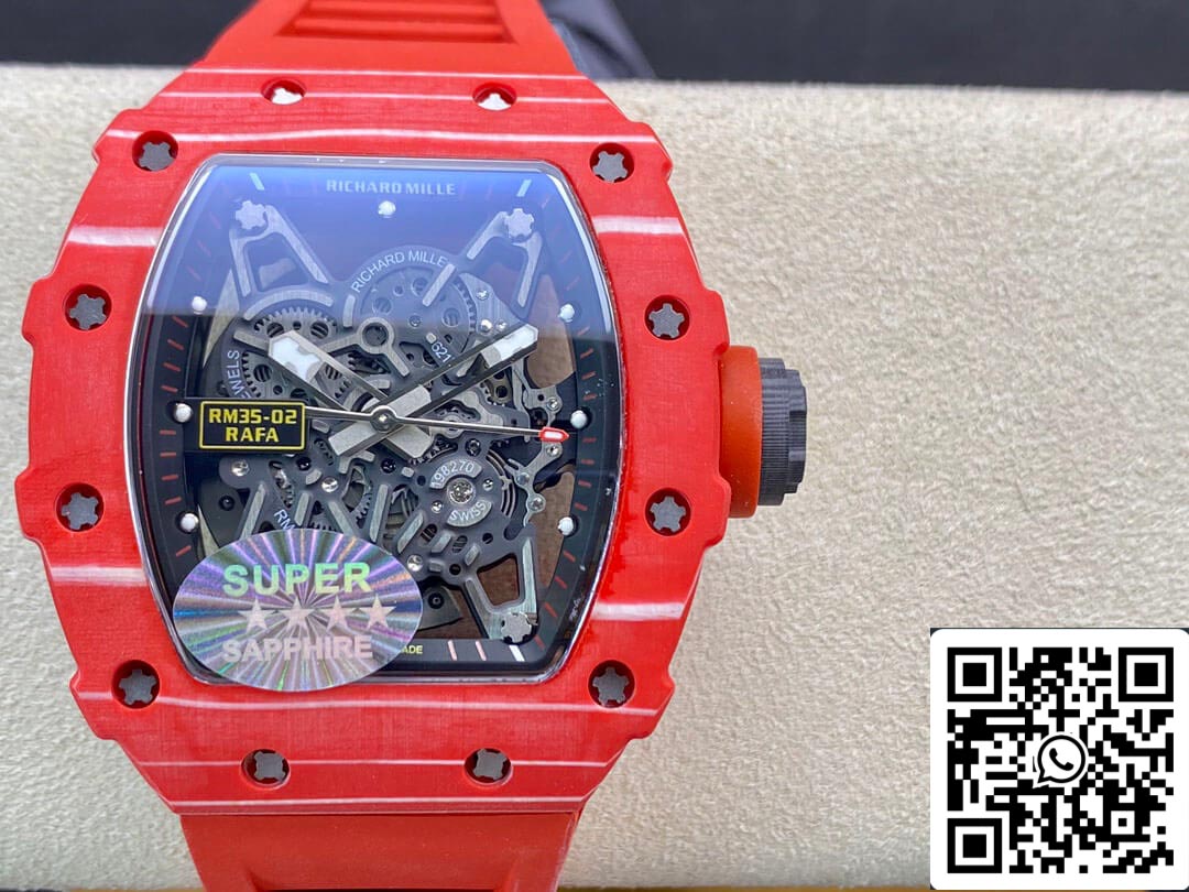 Richard Mille RM035-02 1:1 Best Edition RM Fabbrica Red Case