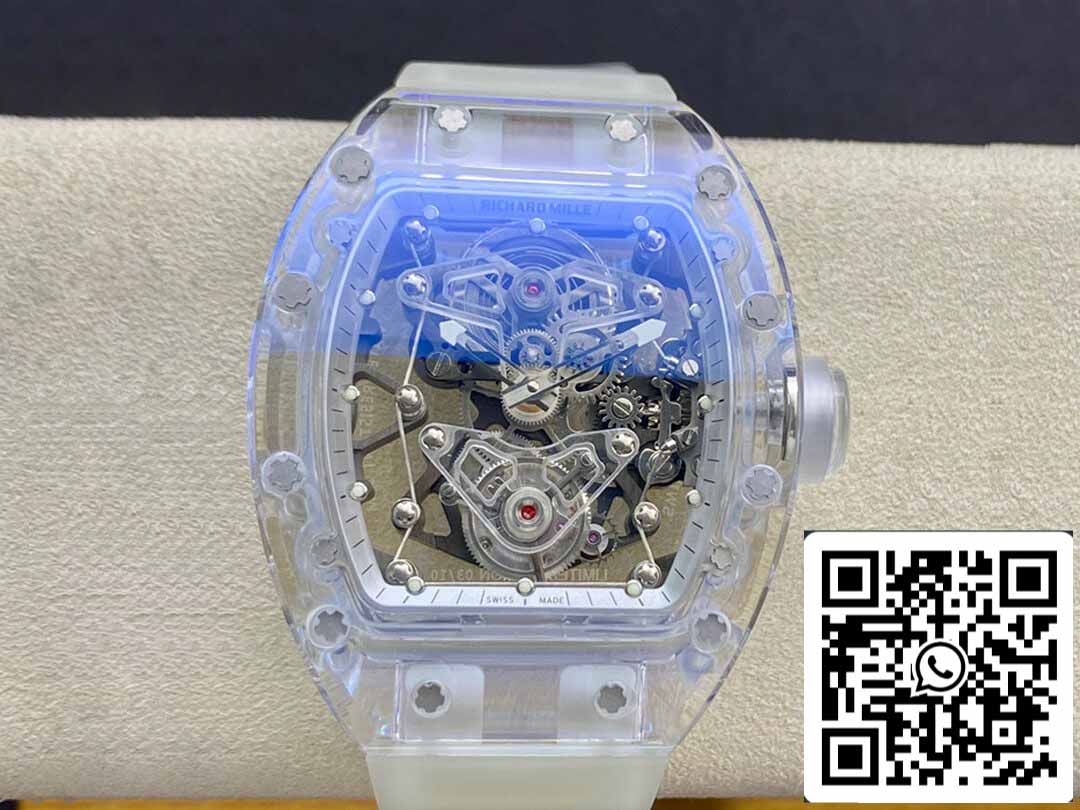 Richard Mille RM056 1:1 edizione migliore EUR Fabbrica Transparent quadrante