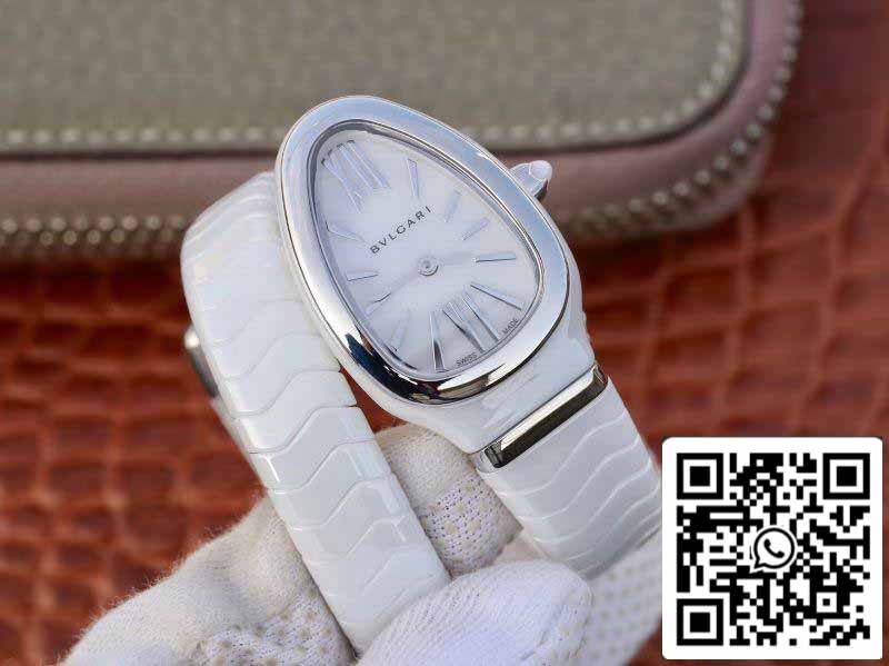 Bvlgari Srpenti Spiga 102613 1:1 edizione migliore BV Fabbrica Argento Acciaio Movimiento de cuarzo suizo