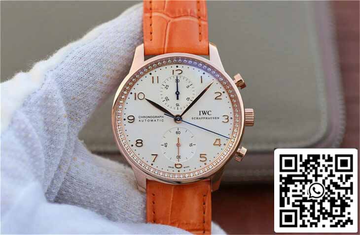 IWC Portuguese ZF Fabbrica 1:1 Best Edition Orange cinturino