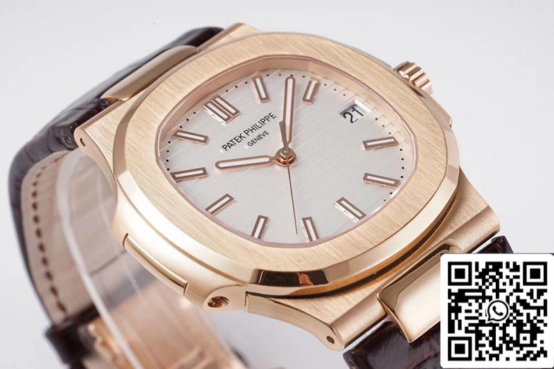 Patek Philippe Nautilus 5711R-001 1:1 Best Edition PPF Fabbrica V4 White Dial Swiss ETA324