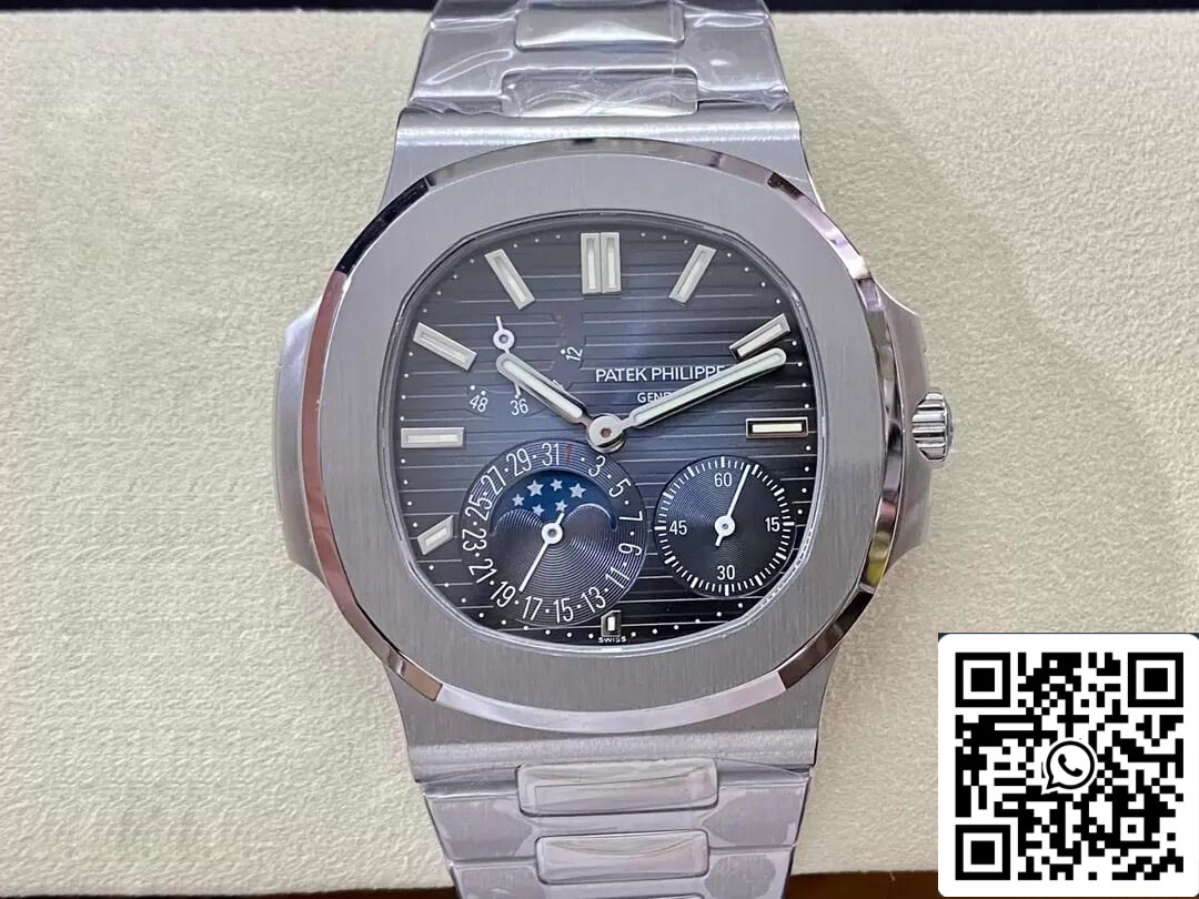 Patek Philippe Nautilus 5712/1A-001 1:1 Best Edition PPF Fabbrica V2 Blue Dial