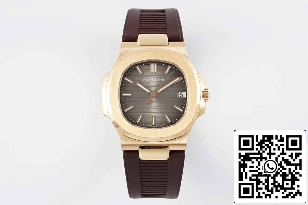 Patek Philippe Nautilus 5711 1:1 Melhor Edição PPF Fabbrica Borracha cinturino