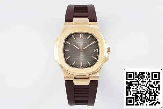 Patek Philippe Nautilus 5711 1:1 Mejor Edición PPF Fabbrica Caucho cinturino
