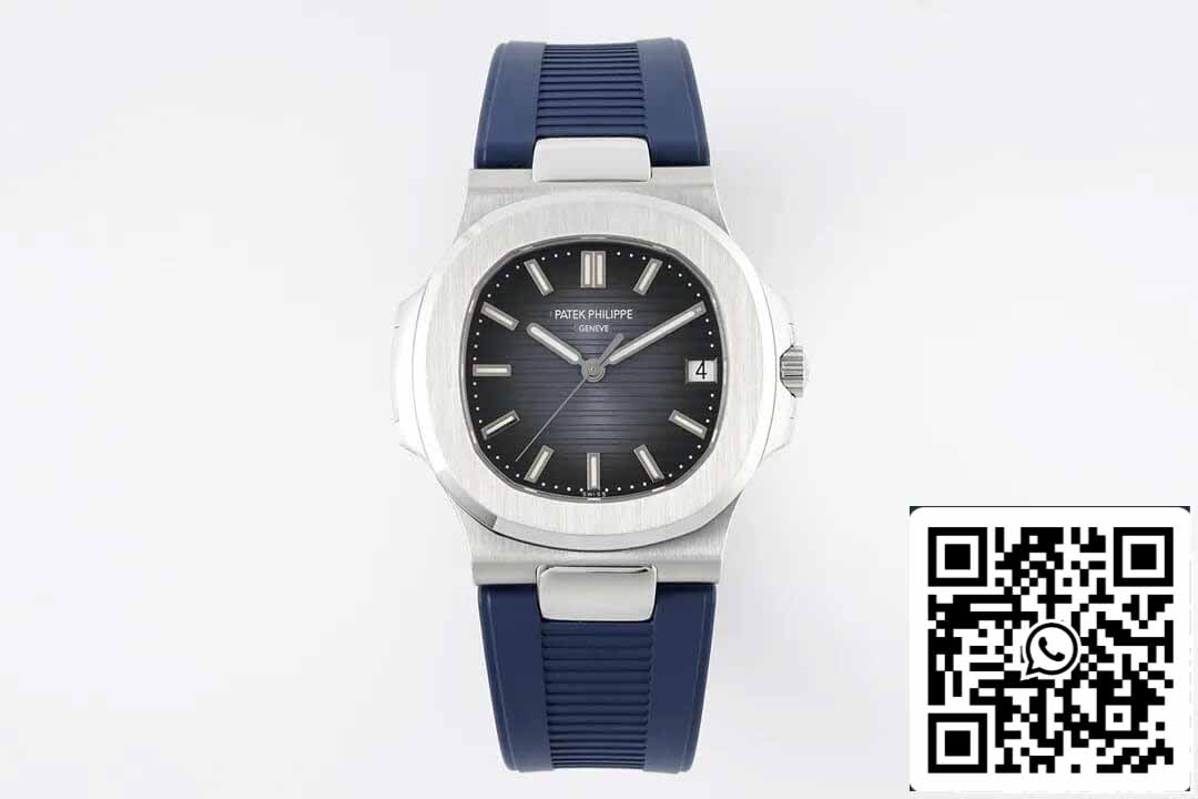 Patek Philippe Nautilus 5711 1:1 Best Edition PPF Fabbrica Cinturino de borracha azul