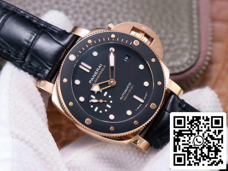 Panerai Submersible PAM00974 1:1 edizione migliore VS Fabbrica Rosa Oro Swiss movimento