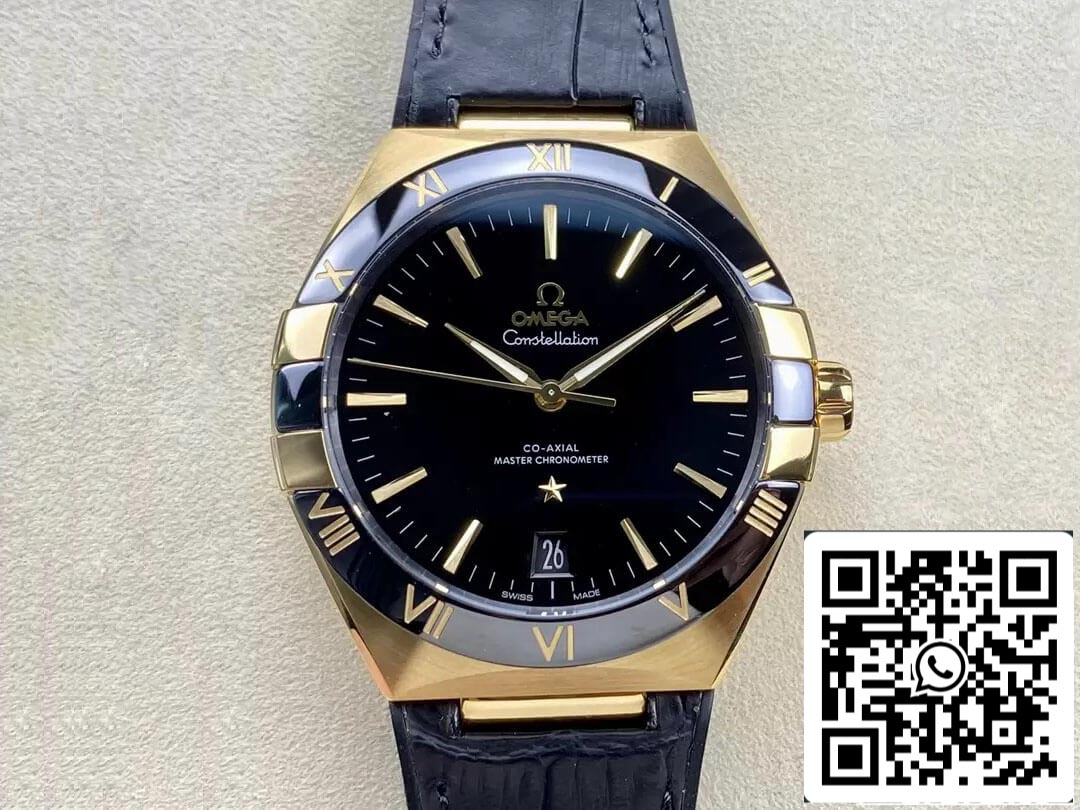 SBF Omega Constellation 131.63.41.21.01.001 1:1 edição melhor VS Fabbrica quadrante preto