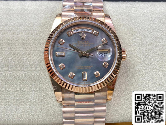 Rolex Day Date 118235 36MM 1:1 edizione migliore GM Fabbrica Cuadrante de nácar