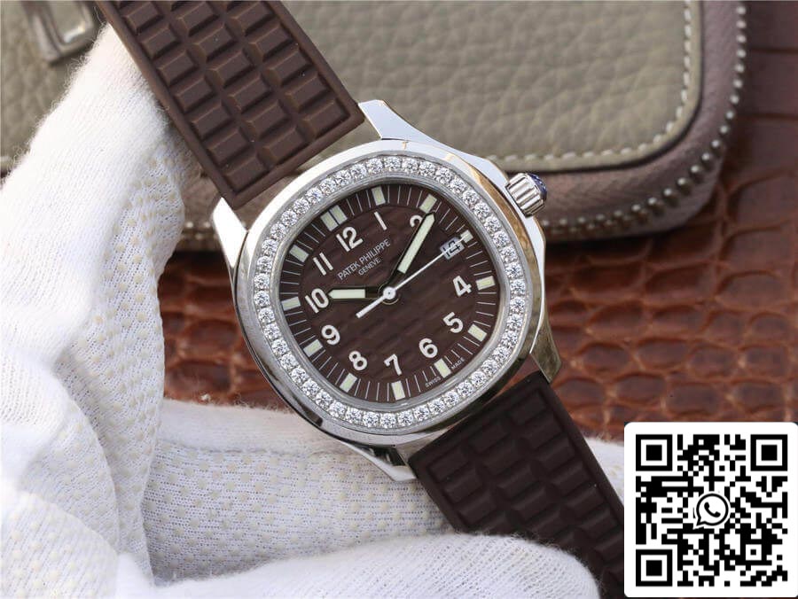 Patek Philippe Aquanaut 5067A-023 1:1 Best Edition PPF Fabbrica Diamond Brown Dial