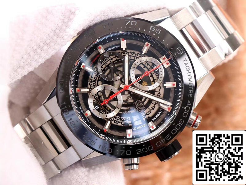 TAG Heuer Carrera CAR2A1W.BA0703 1:1 Best Edition XF Fabbrica Black Dial Swiss HEUER 01